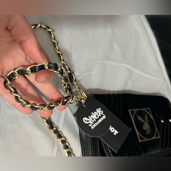 Playboy - Womens Velvet Clutch/Shoulder Purse NWT’s - Picture 9 of 10